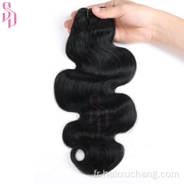 Vave du corps en gros Brésilien 100% Human Hair Bundles tisser les faisceaux brésiliens Alignements de cuticules